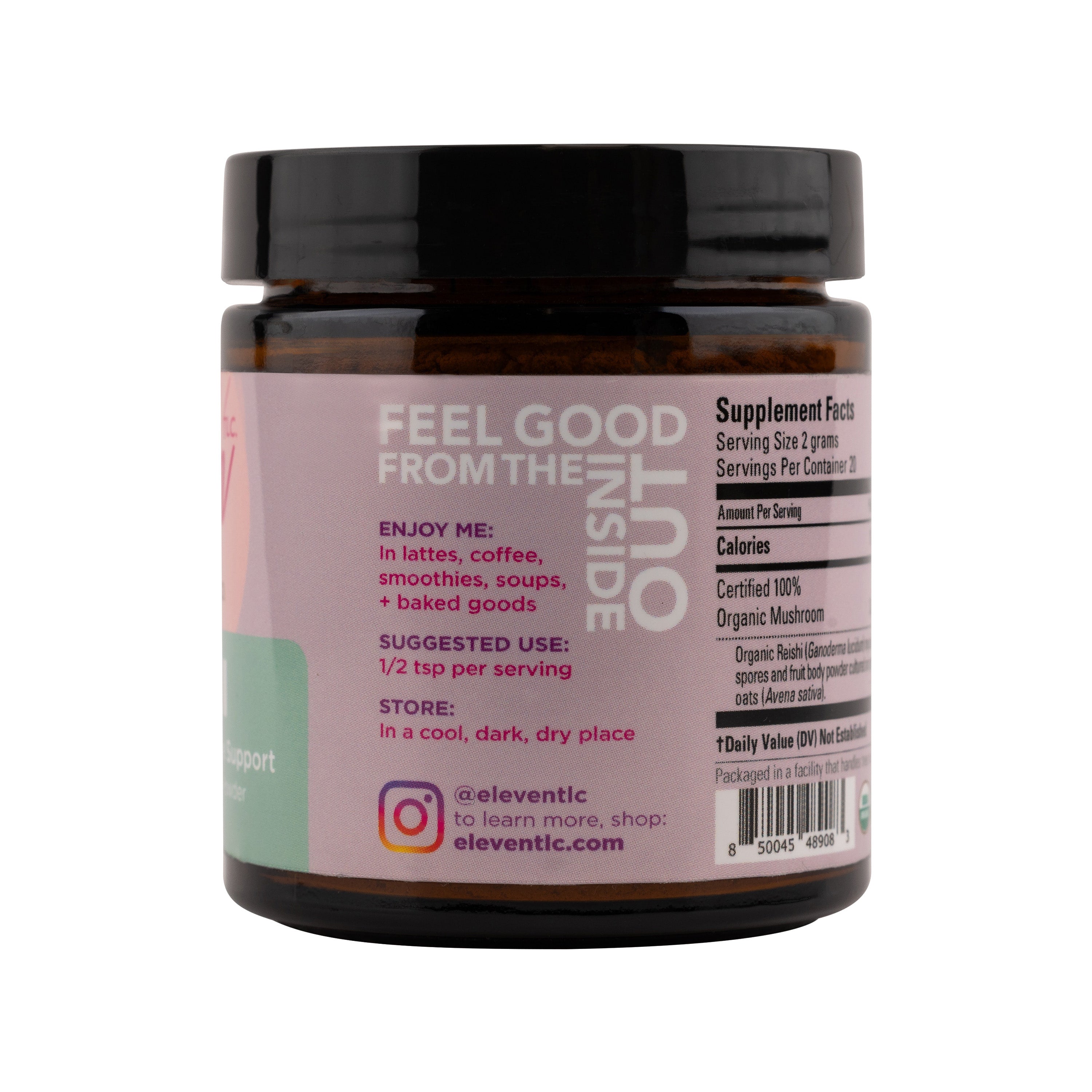 Reishi Organic Mushroom Superfood Powder | Full-Spectrum Adaptogen
