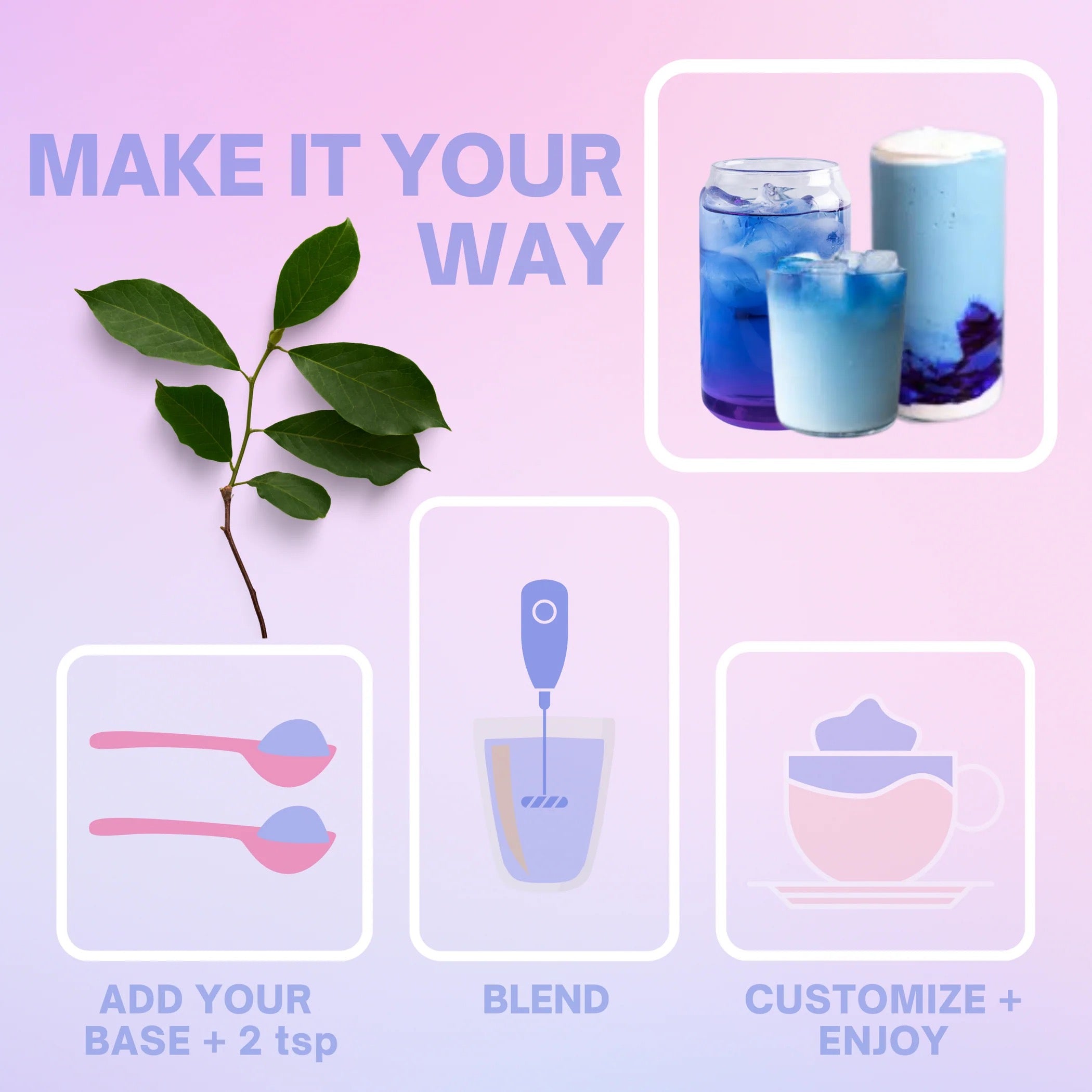 Berry Well Superfood Drink Mix – Caffeine-Free Energy with Organic Spirulina, Butterfly Pea & Maca