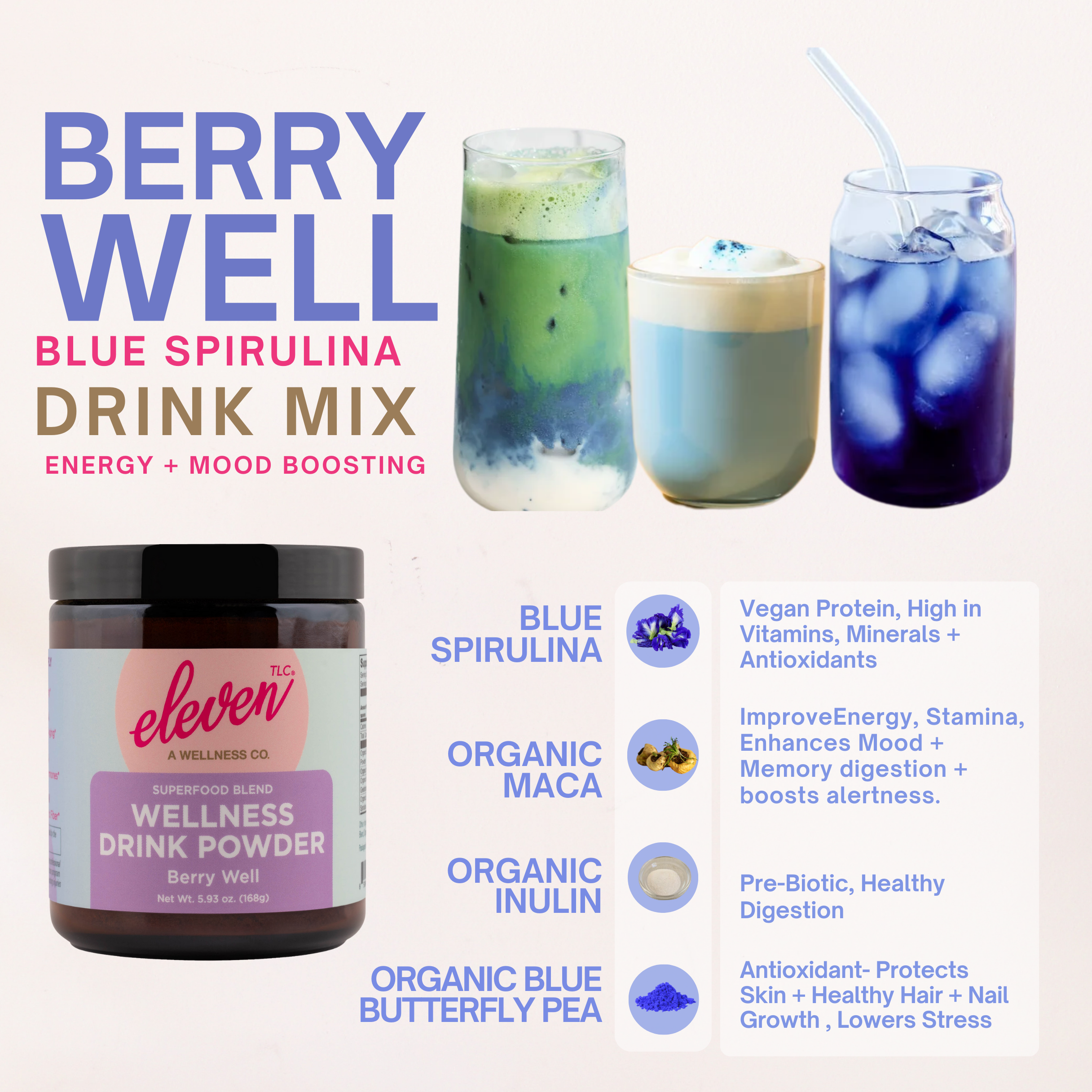 Triple Pleasure Wellness Drink Mix: Caffeine-Free Drink Bundle