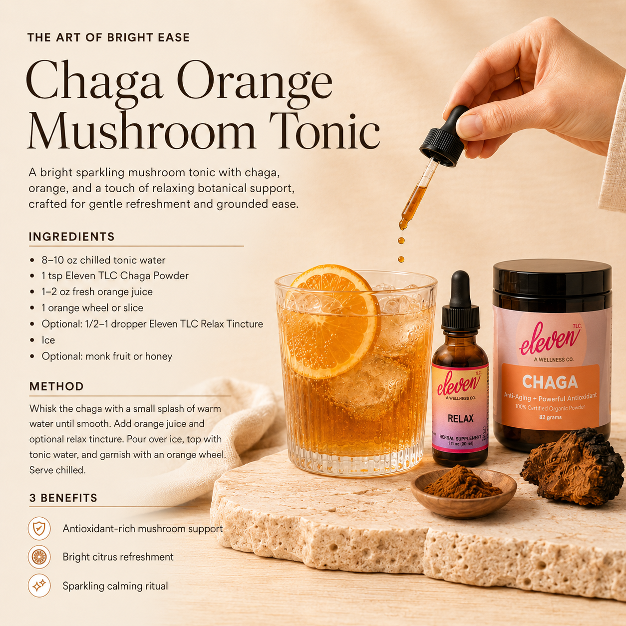 Organic Chaga Mushroom Powder