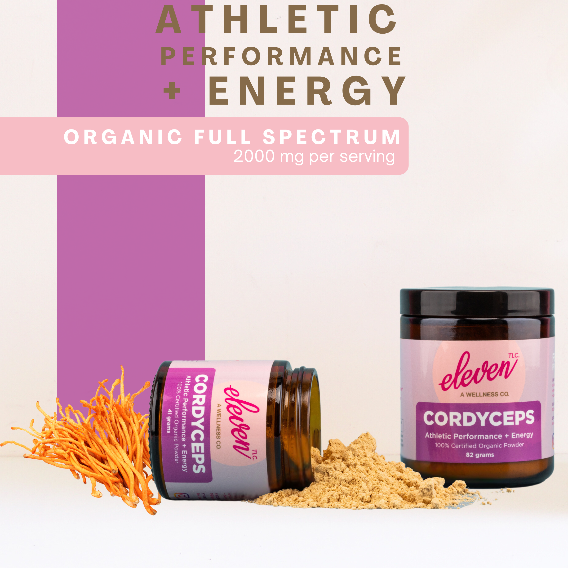 Cordyceps Mushroom Powder | Organic Adaptogen for Energy & Performance