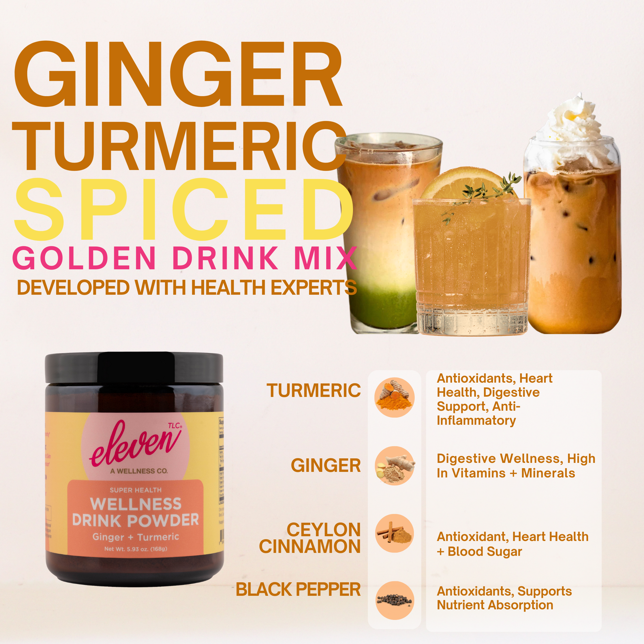 Triple Pleasure Wellness Drink Mix: Caffeine-Free Drink Bundle