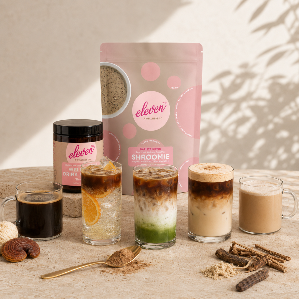 Shroomie Caffeine-Free Coffee Alternative | Eleven TLC