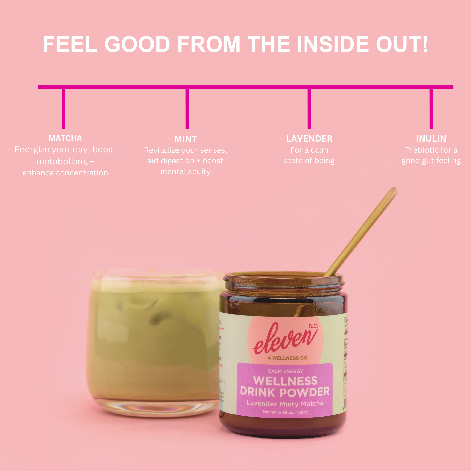 Lavender Mint Matcha | Organic Japanese Matcha Drink Mix for Energy & Calm