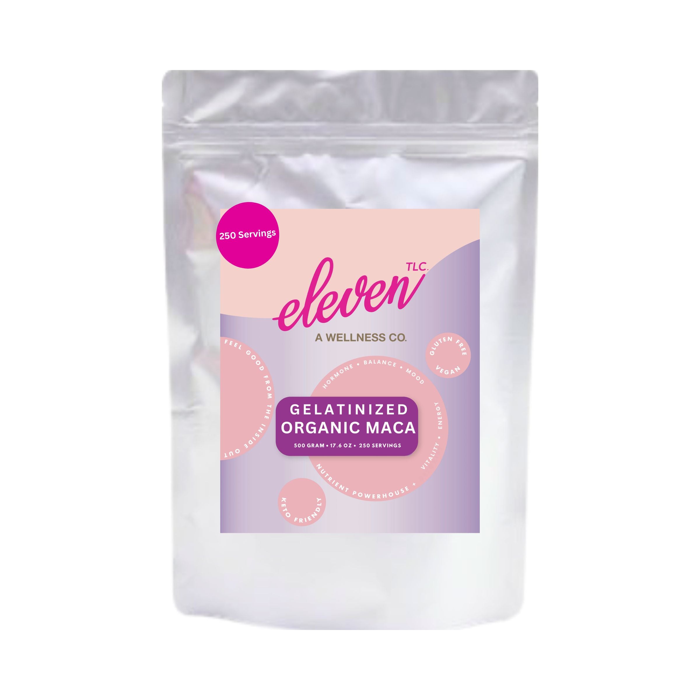 Organic Gelatinized Maca Powder 500g | 250 Servings — Bulk Superfood