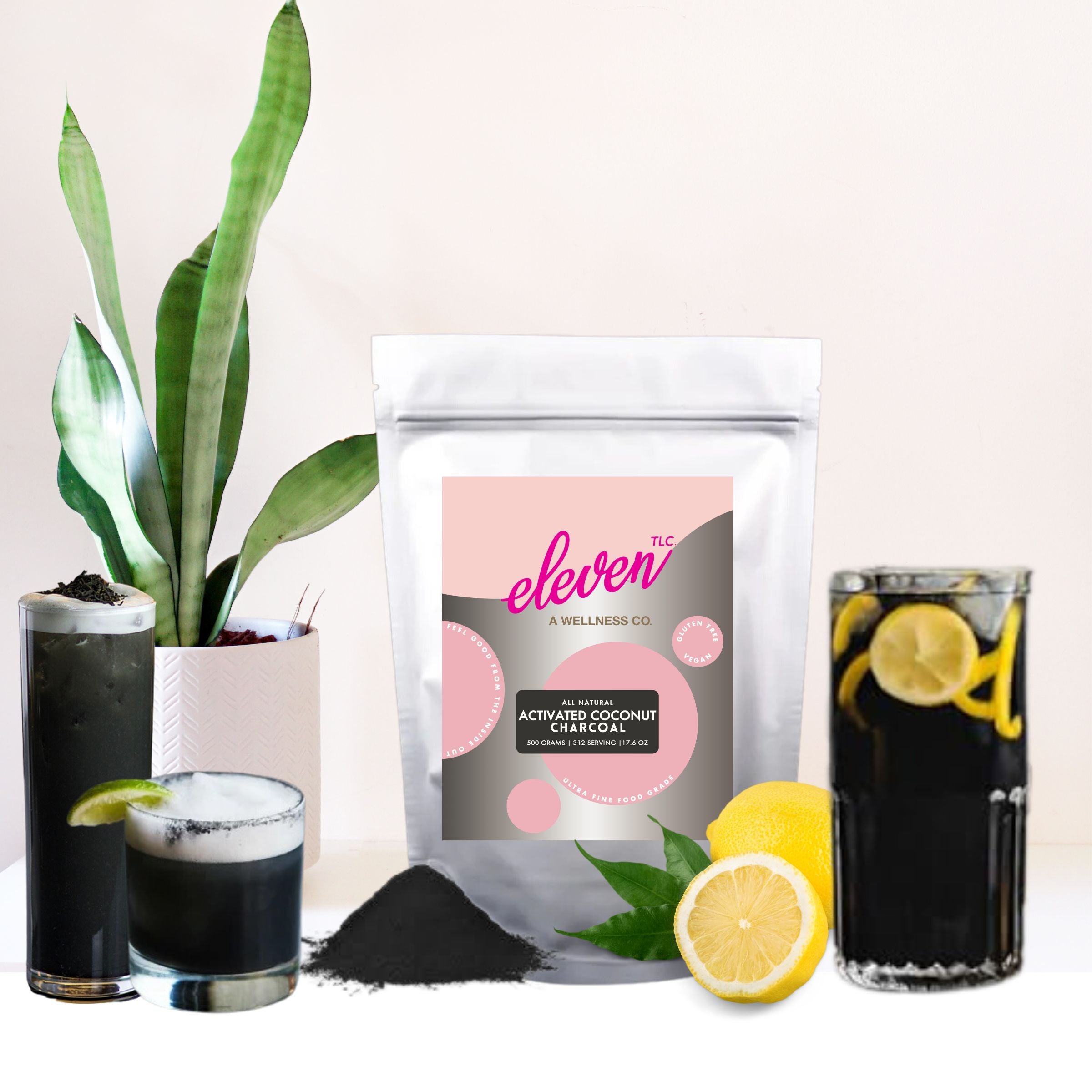 Activated Coconut Charcoal Powder for Detox, Skincare, & Oral Care – Food Grade
