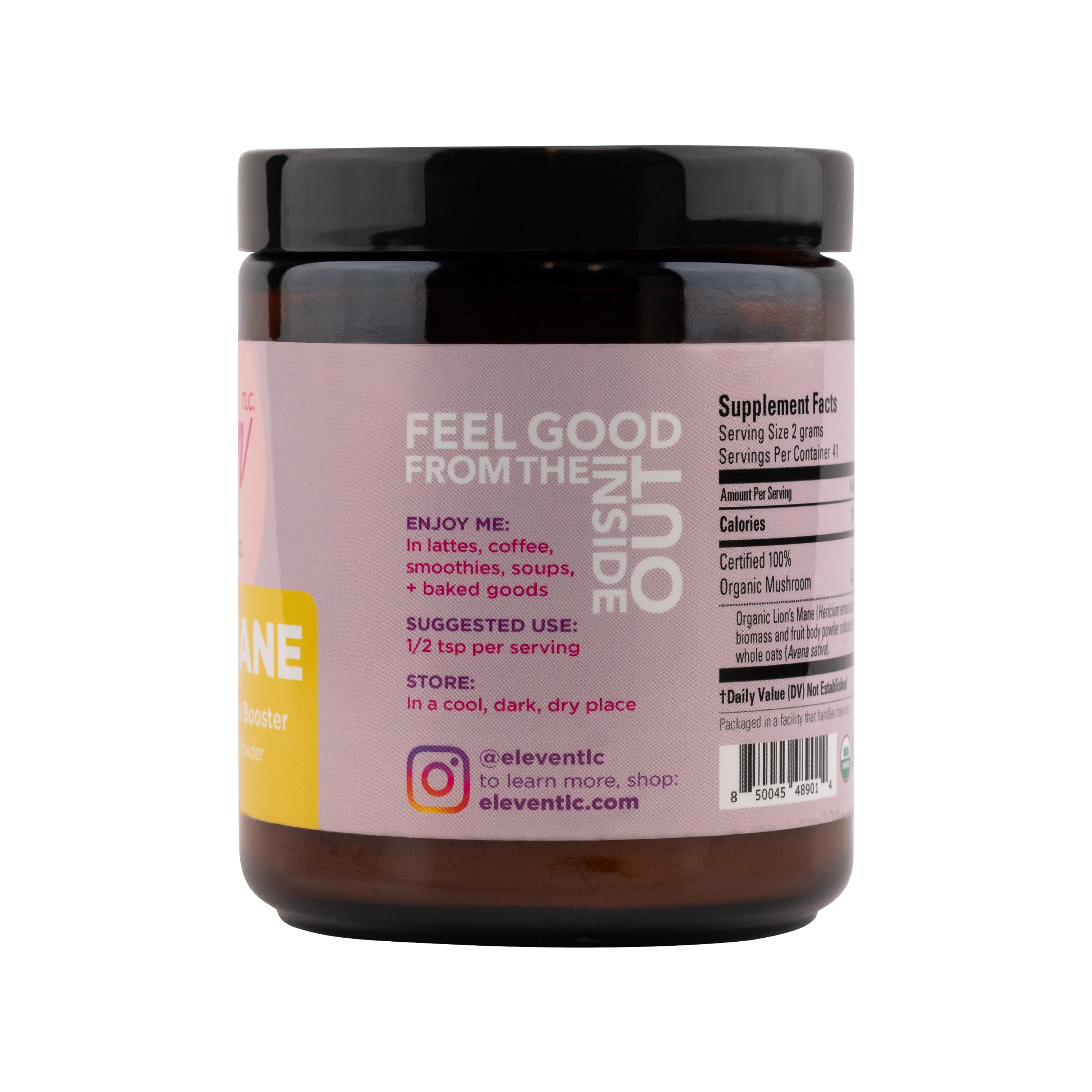 Lion's Mane Organic Mushroom Superfood Powder: The Brain Mushroom Powder