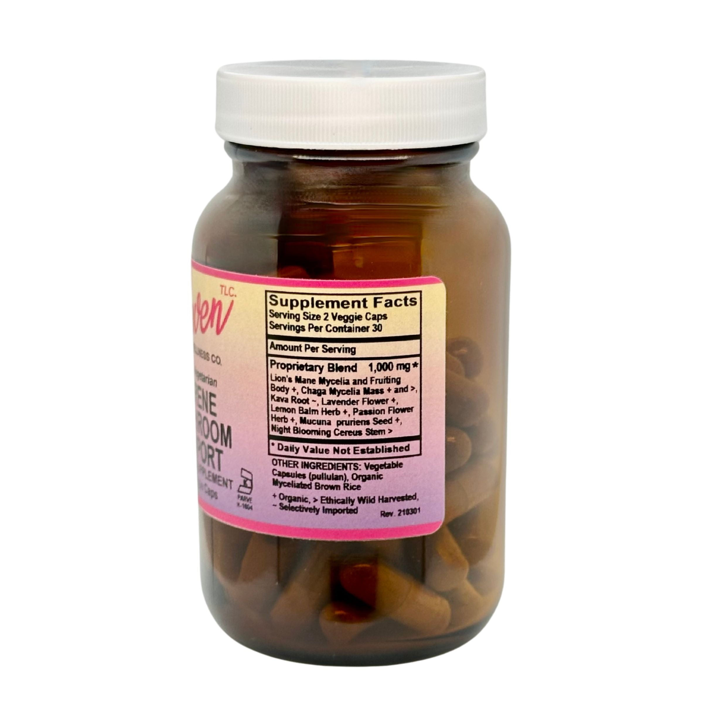 Serene Mushroom Support | 60 Vegan Capsules