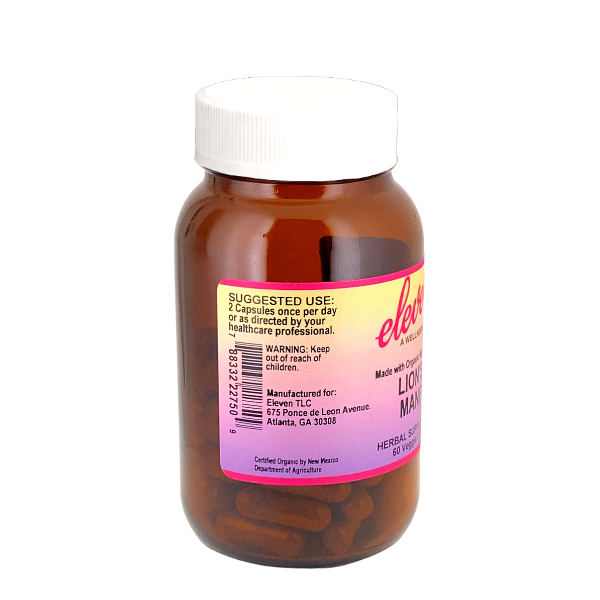 Lion's Mane Mushroom Capsules – 60 Capsules