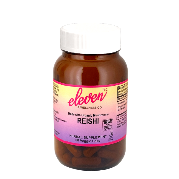 Reishi Organic Mushroom Supplement | Vegan Capsules | 60 Count