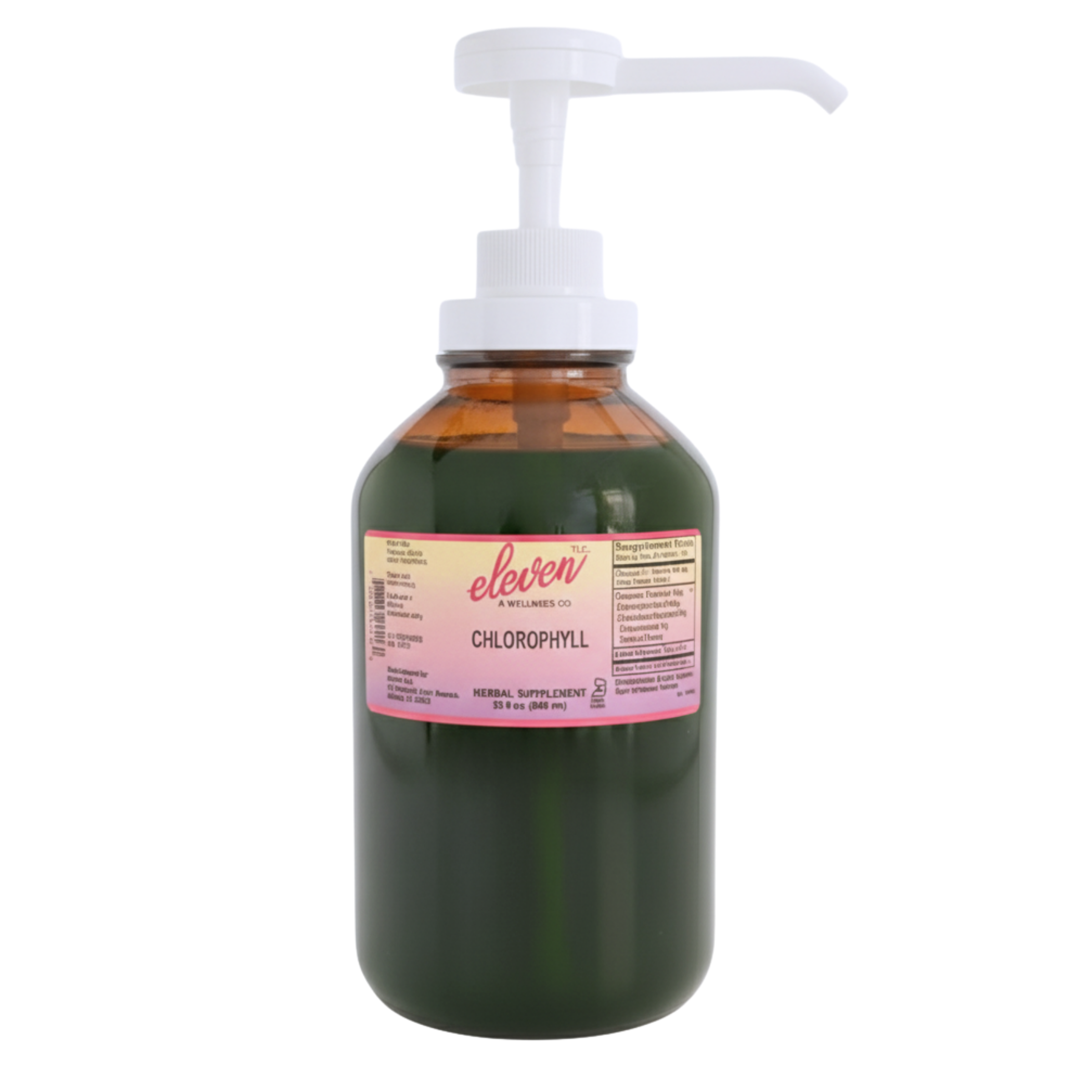 Chlorophyll Liquid Organic Drops - Internal Deodorant, Water Enhancer & Detox Herbal Supplement (32 fl oz)