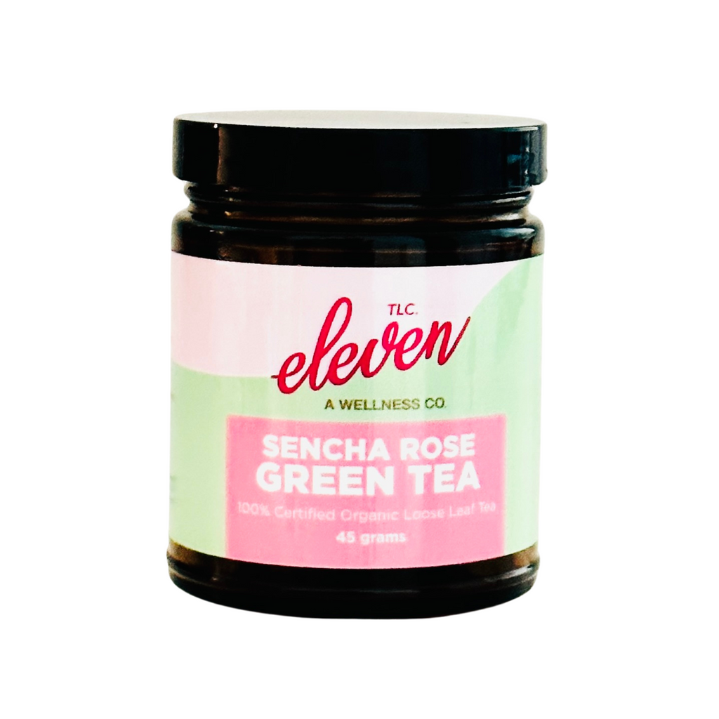 Sencha Rose Green Tea | Organic Loose Leaf Tea