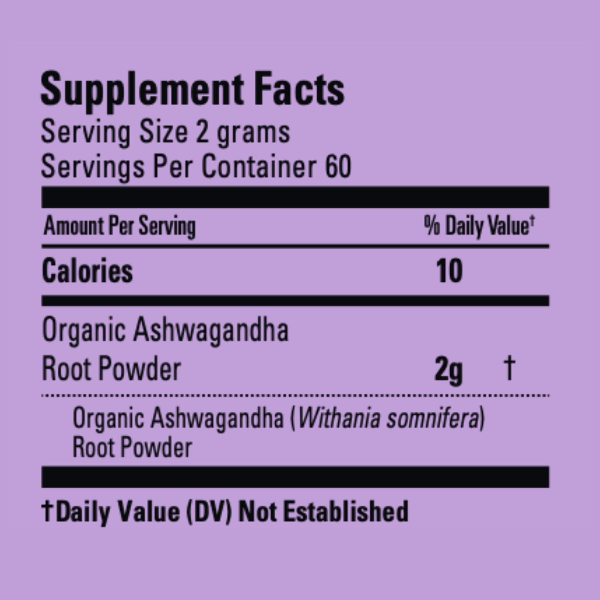 Full Spectrum Powder Ashwagandha Full Spectrum Organic Powder | Eleven TLC