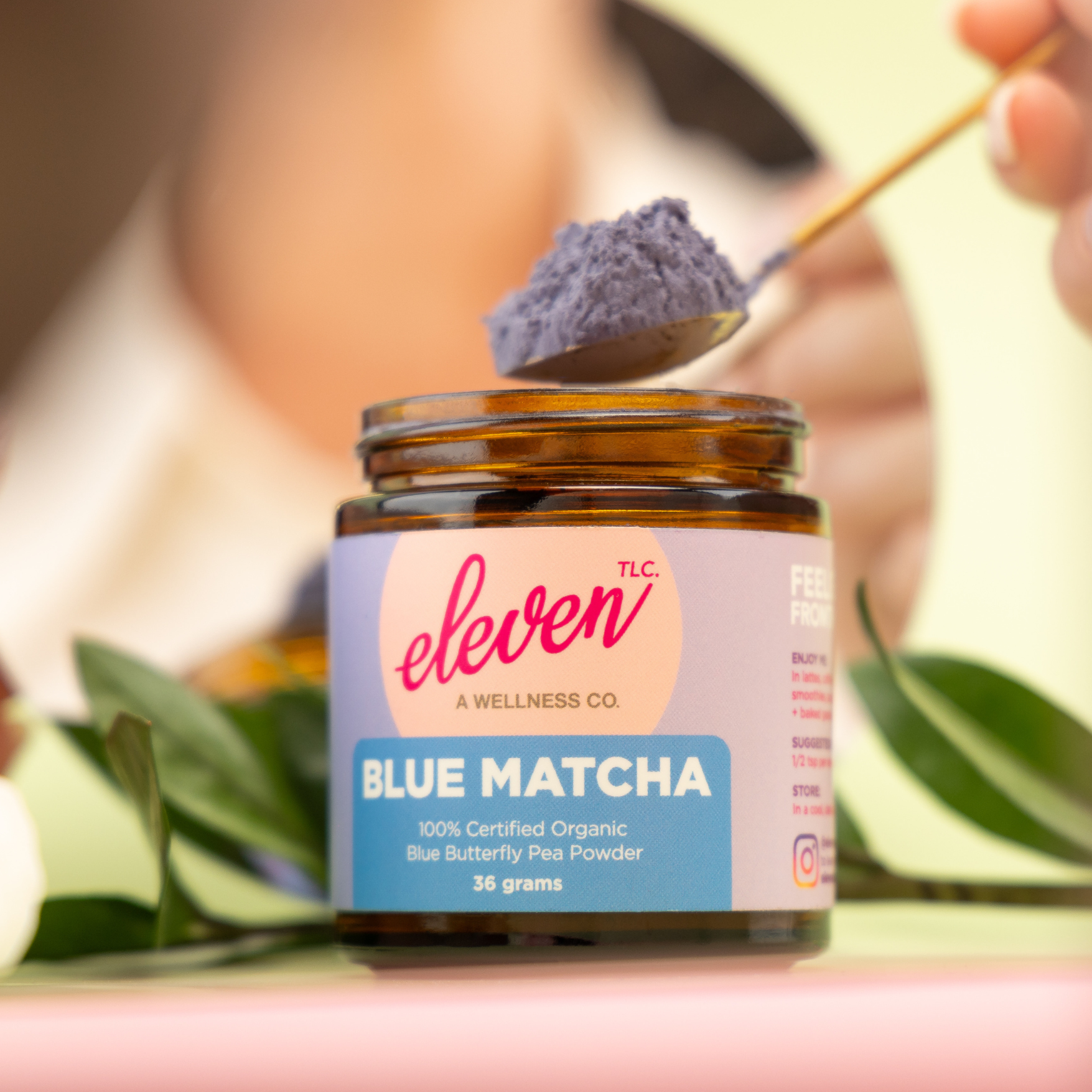Blue Matcha (Butterfly Pea) Powder | Color-Changing | 36g