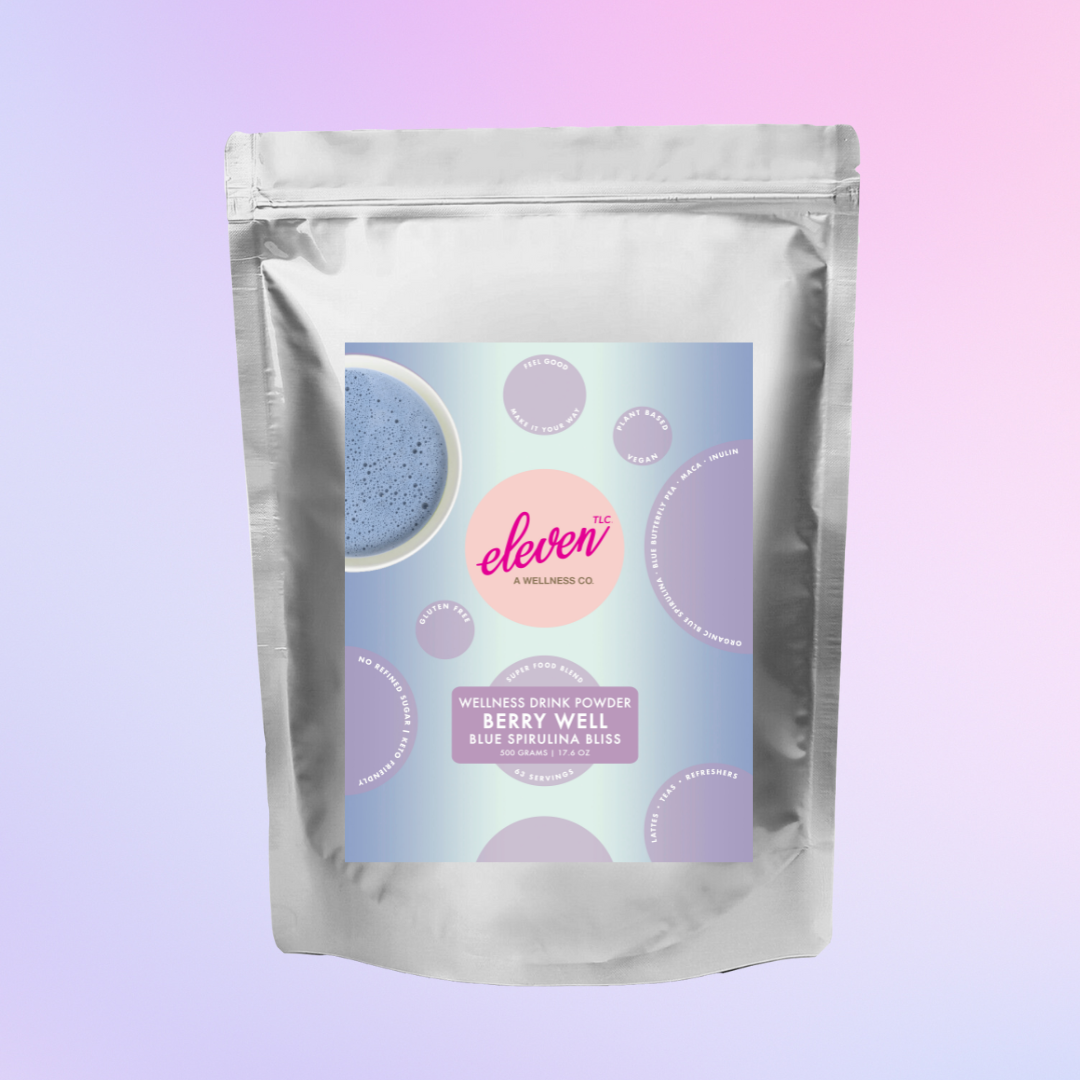 Berry Well Superfood Drink Mix – Caffeine Free Energy,  Flavored Latte, Tea & Mocktail Powder