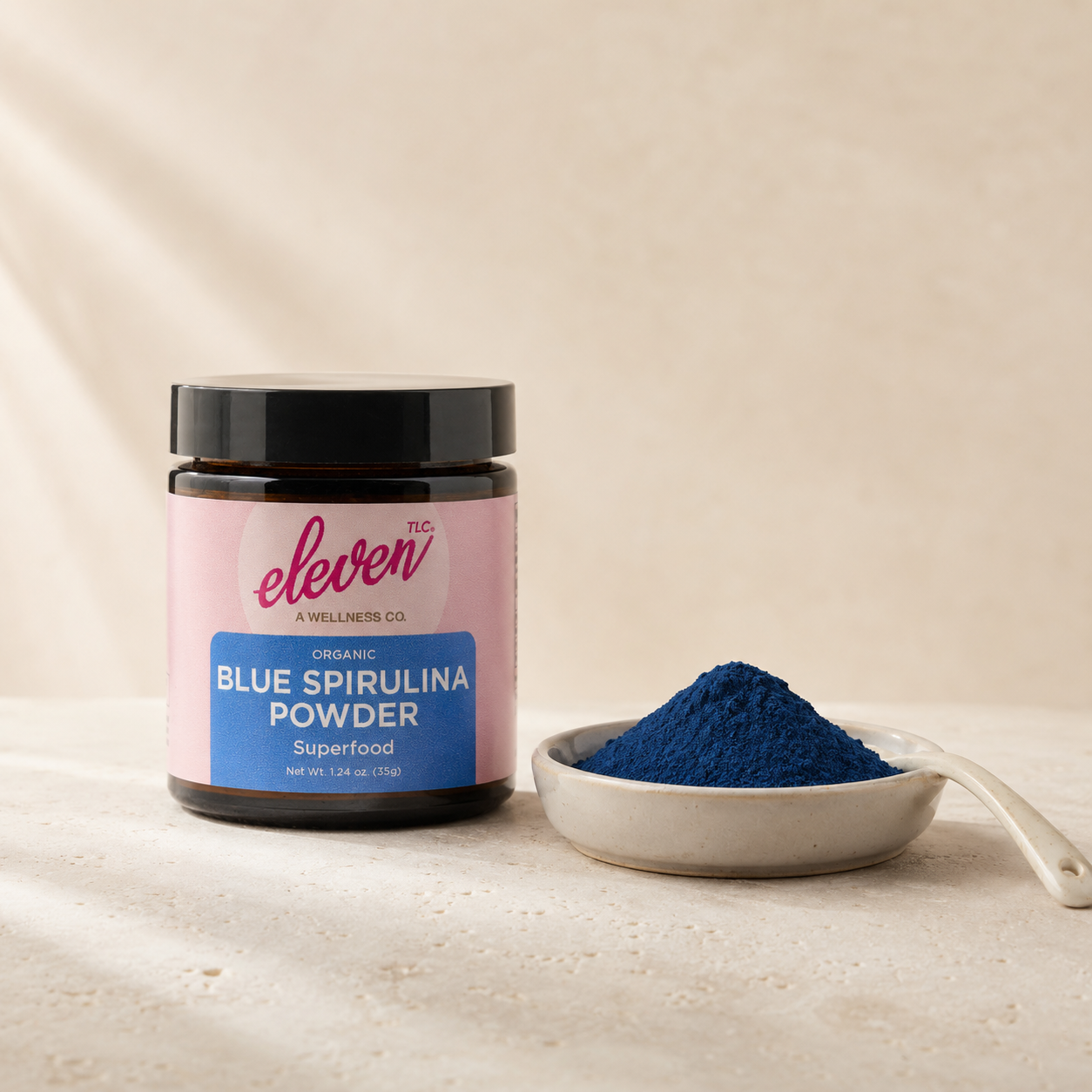 Organic Blue Spirulina Powder | Pure Phycocyanin Extract for Systemic Antioxidant Support