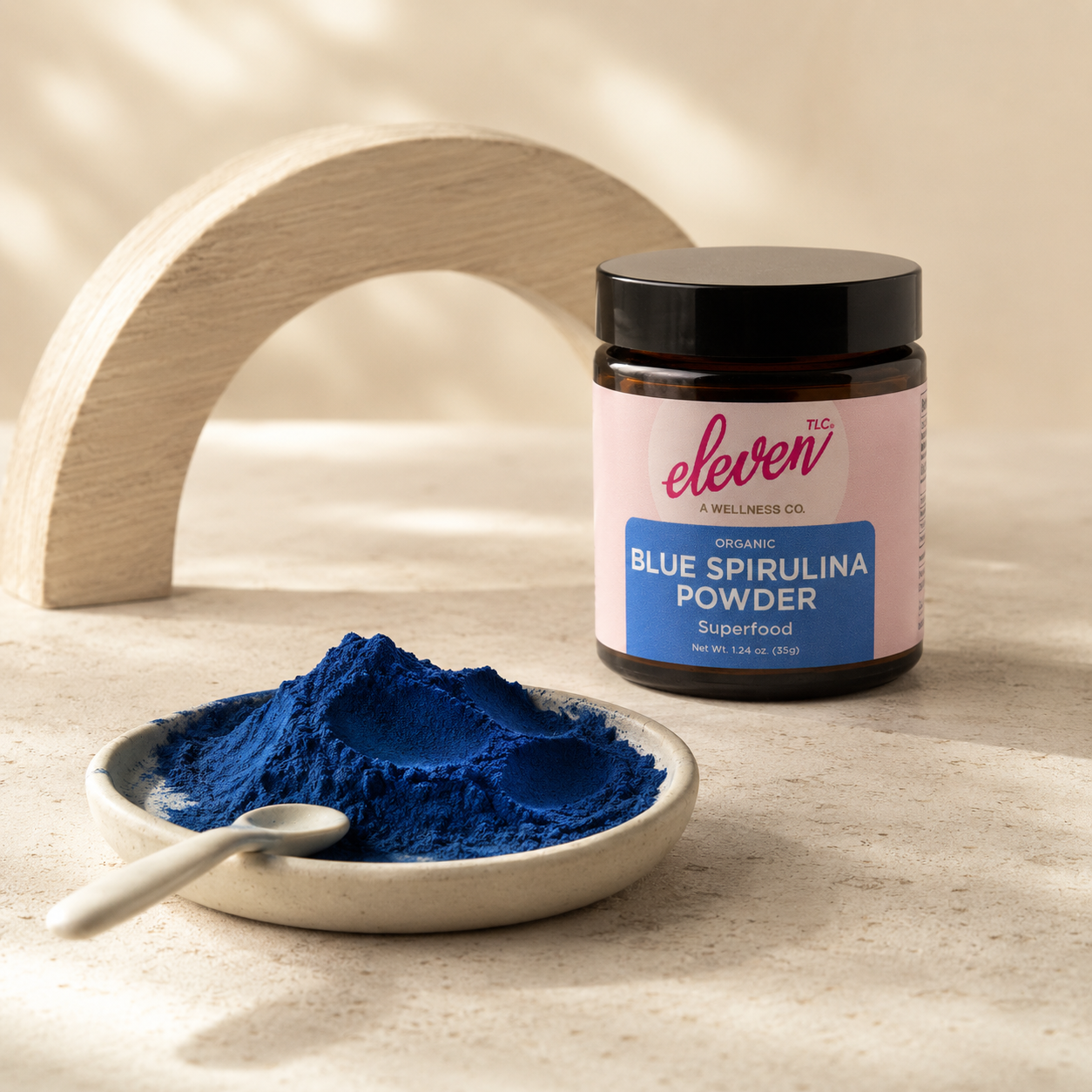 Organic Blue Spirulina Powder | Pure Phycocyanin Extract for Systemic Antioxidant Support