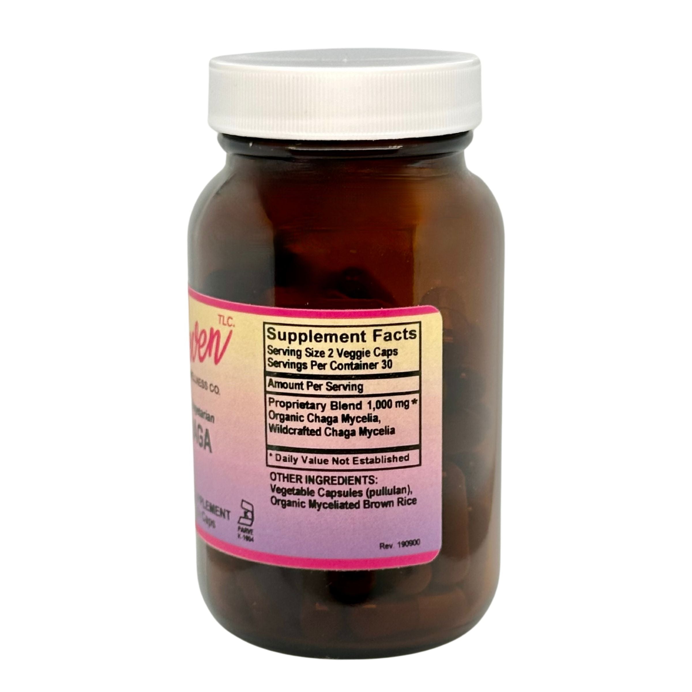 Organic Chaga Mushroom Capsules |60 Count