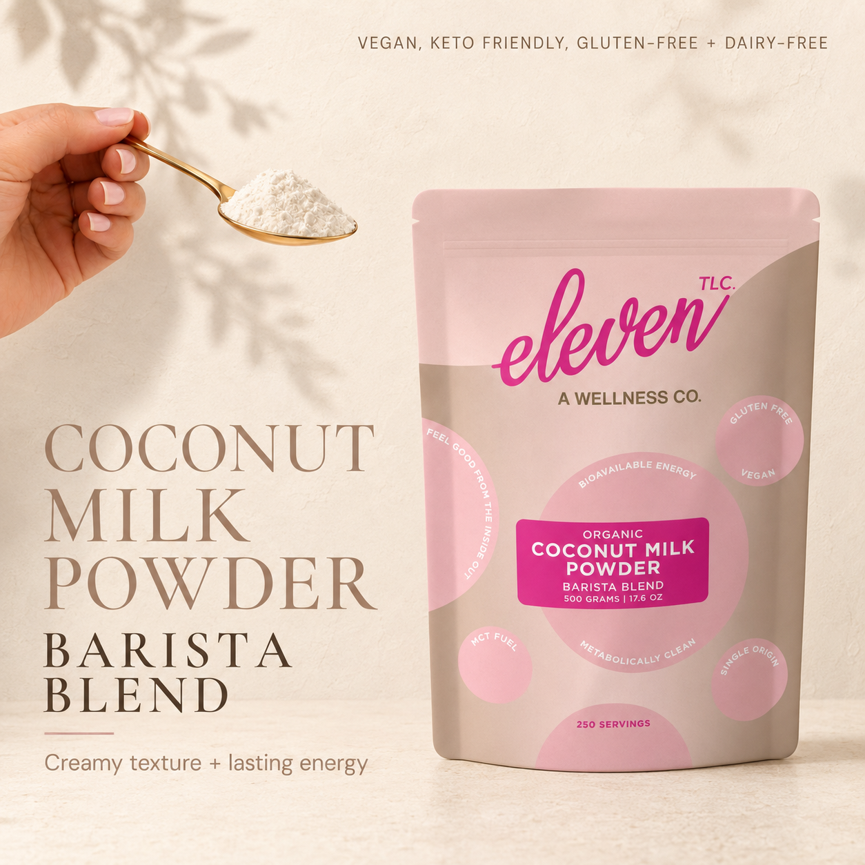 Organic Coconut Milk Powder | Plant-Based Creamer | 500g