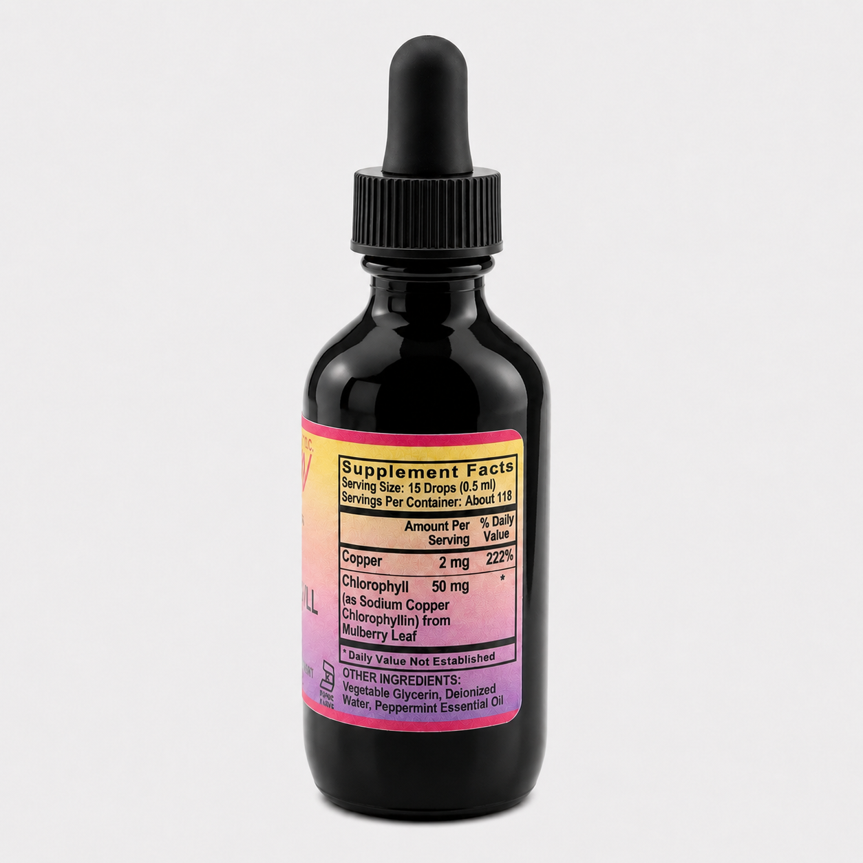 Chlorophyll Alcohol Free Tincture | 2 oz