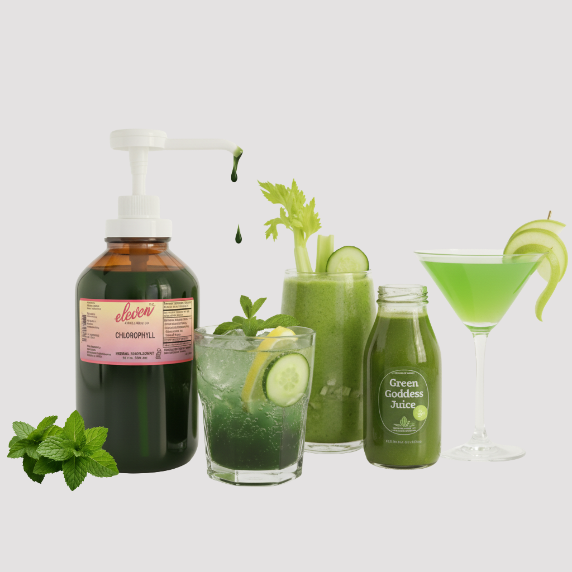 Chlorophyll Organic Drops - Internal Deodorant, Detox & Wellness Enhancer