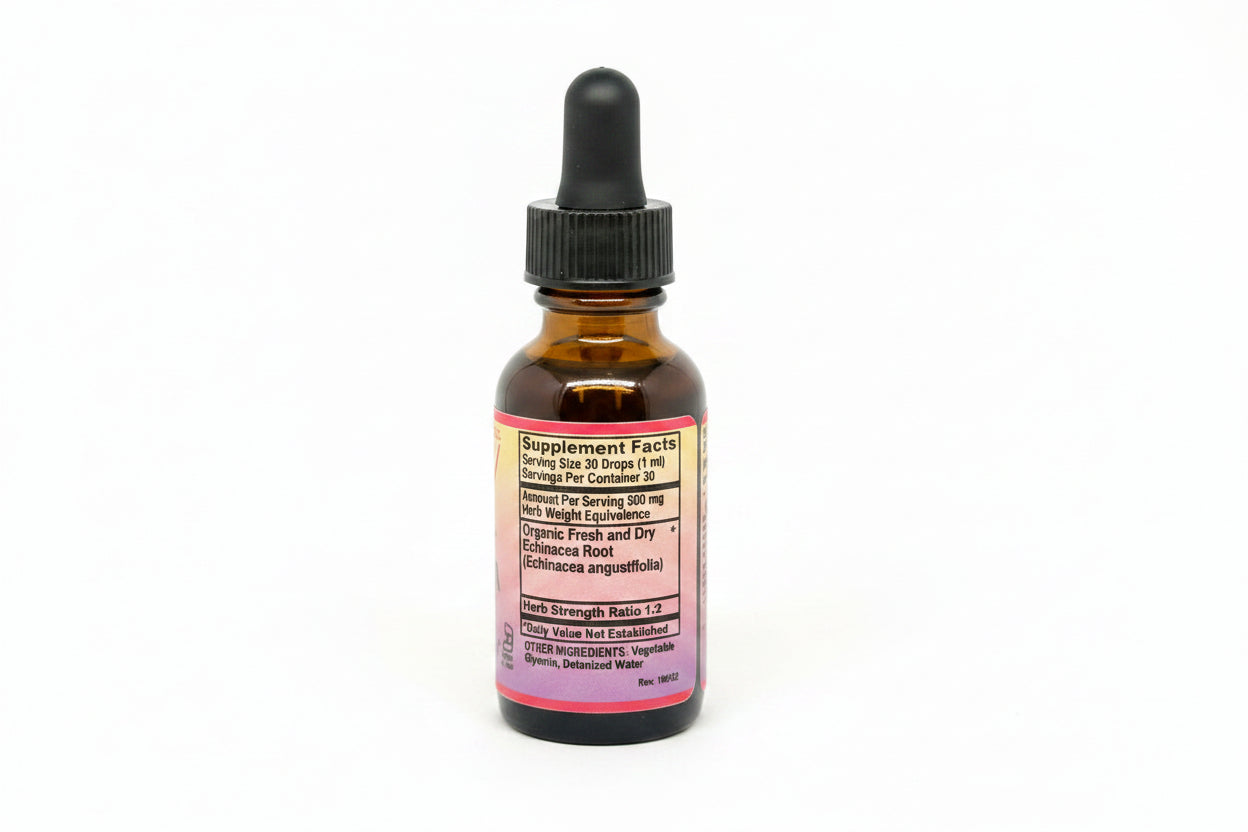 Echinacea Tincture | Alcohol-Free Immune Support | 1 oz