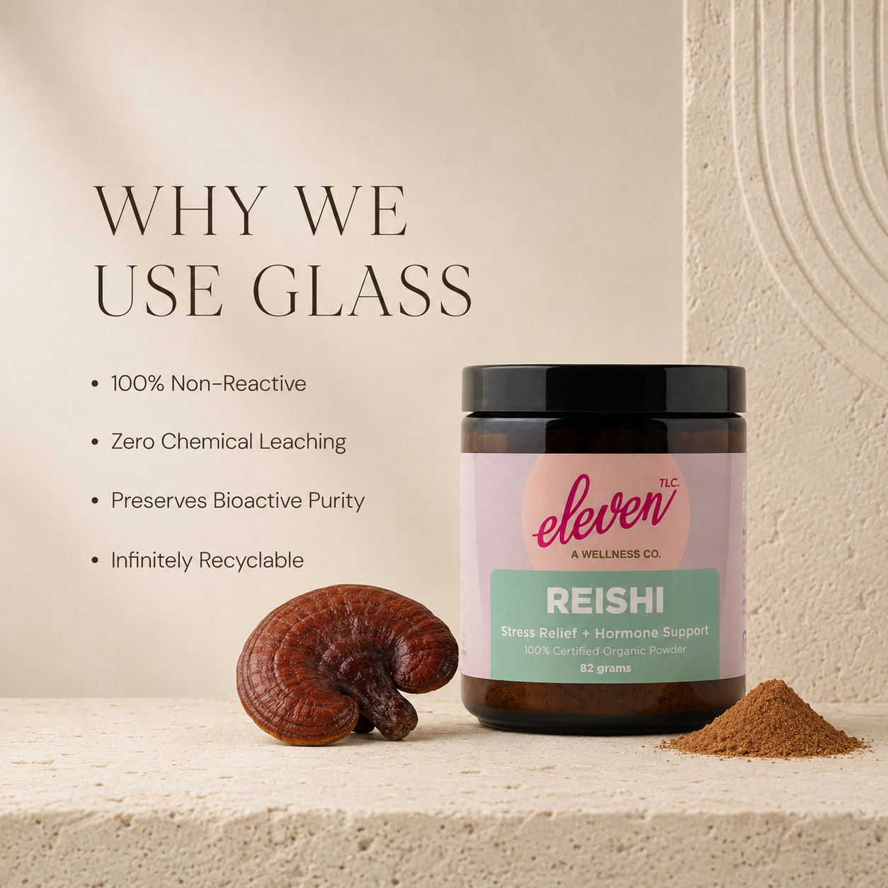 Organic Reishi Mushroom Powder
