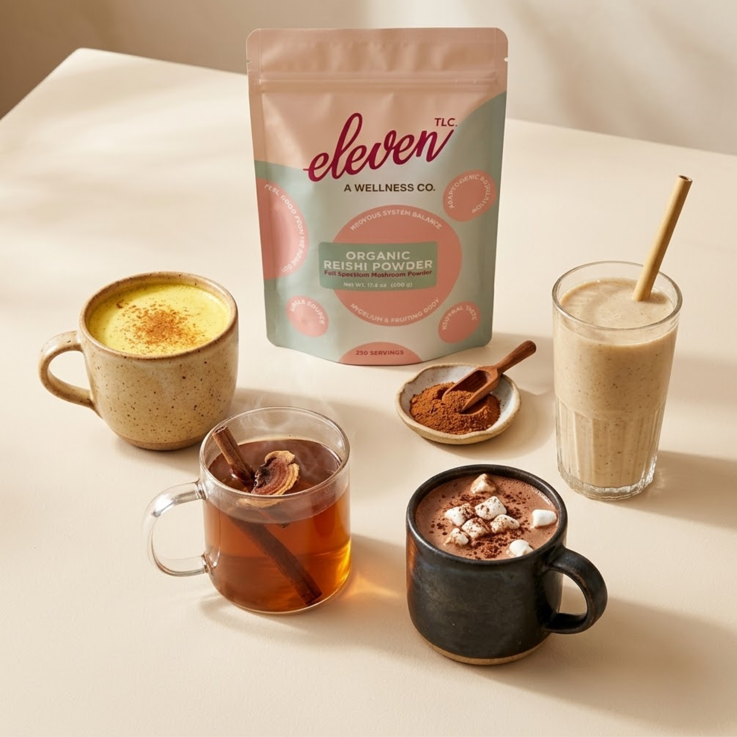 Organic Reishi Mushroom Powder — Foodservice 500g