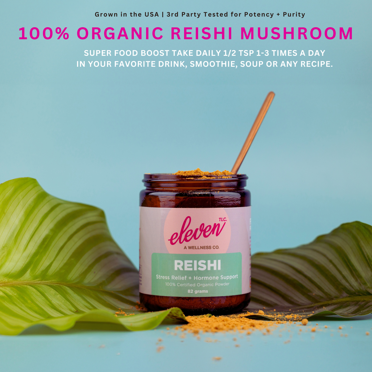 Organic Reishi Mushroom Extract Powder (polvo de reishi orgánico ...
