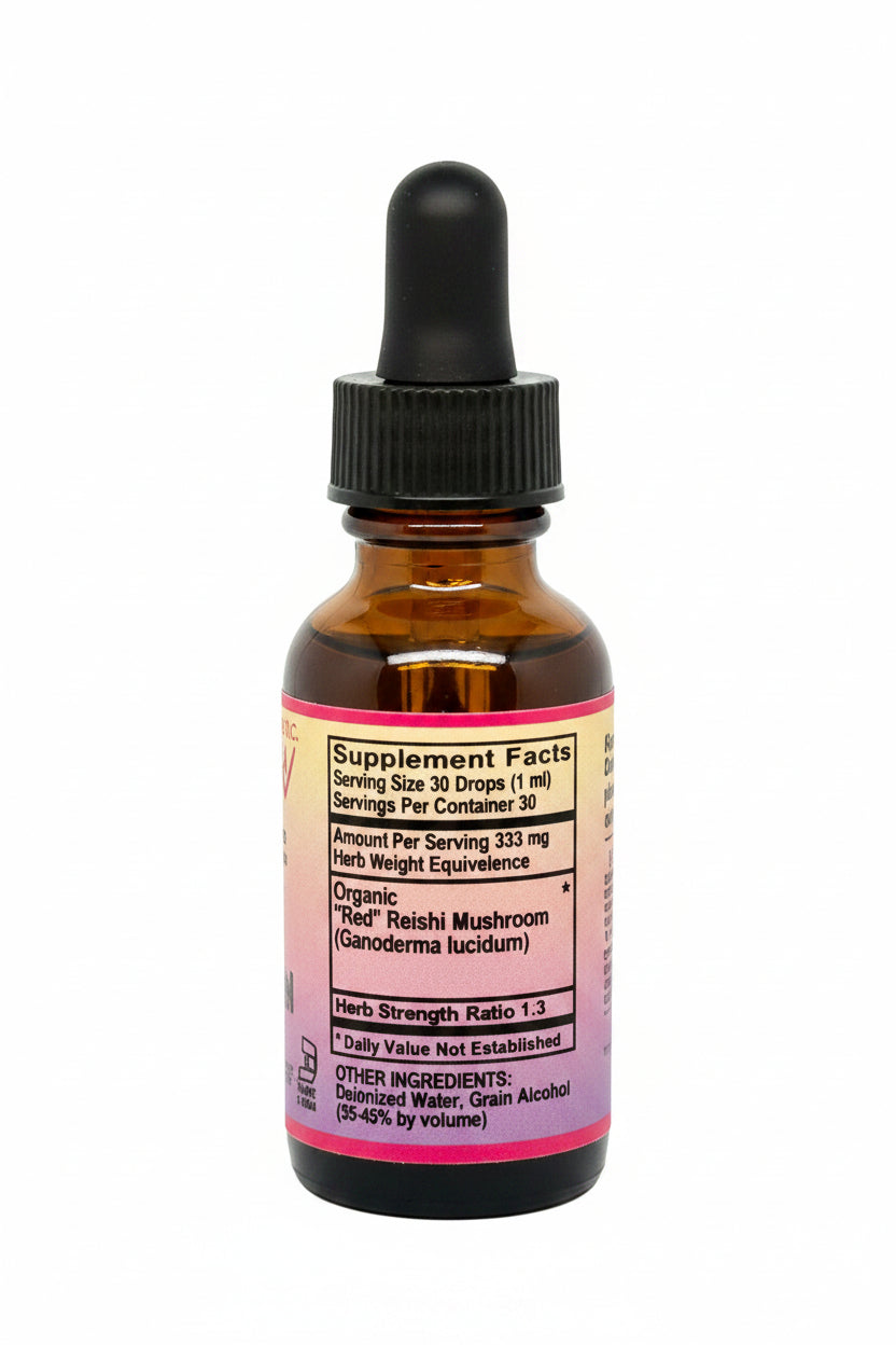 Reishi Mushroom Tincture | Calm & Immune | 1 oz