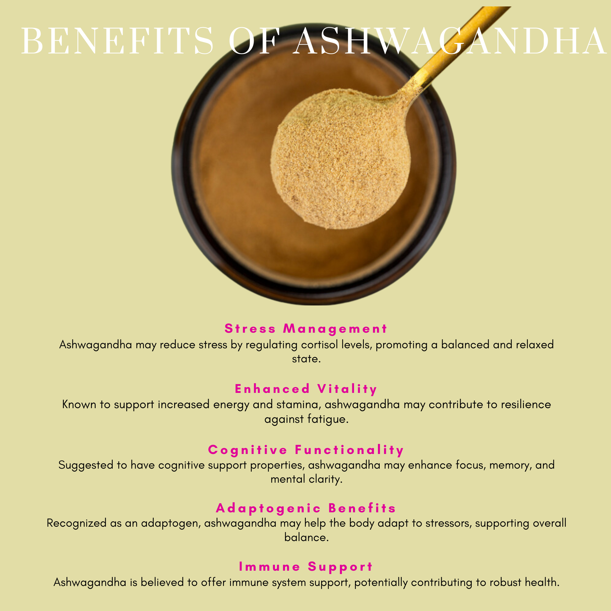 Full Spectrum Powder Ashwagandha Full Spectrum Organic Powder | Eleven TLC