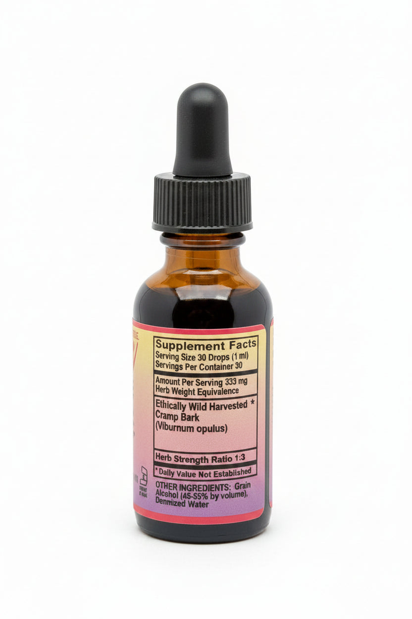 Cramp Bark Tincture | Menstrual Comfort | 1 oz