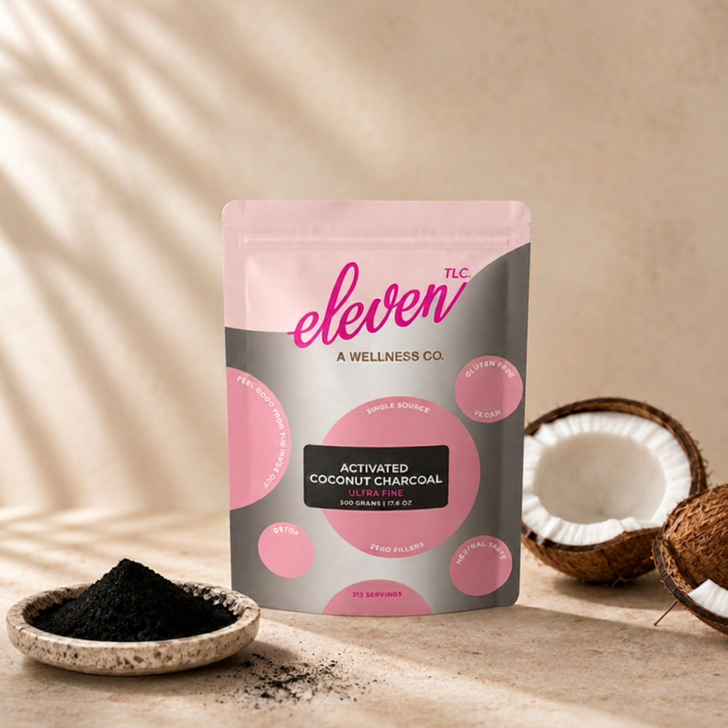 Activated Coconut Charcoal Powder | 312 Servings | Bulk Foodservice Grade