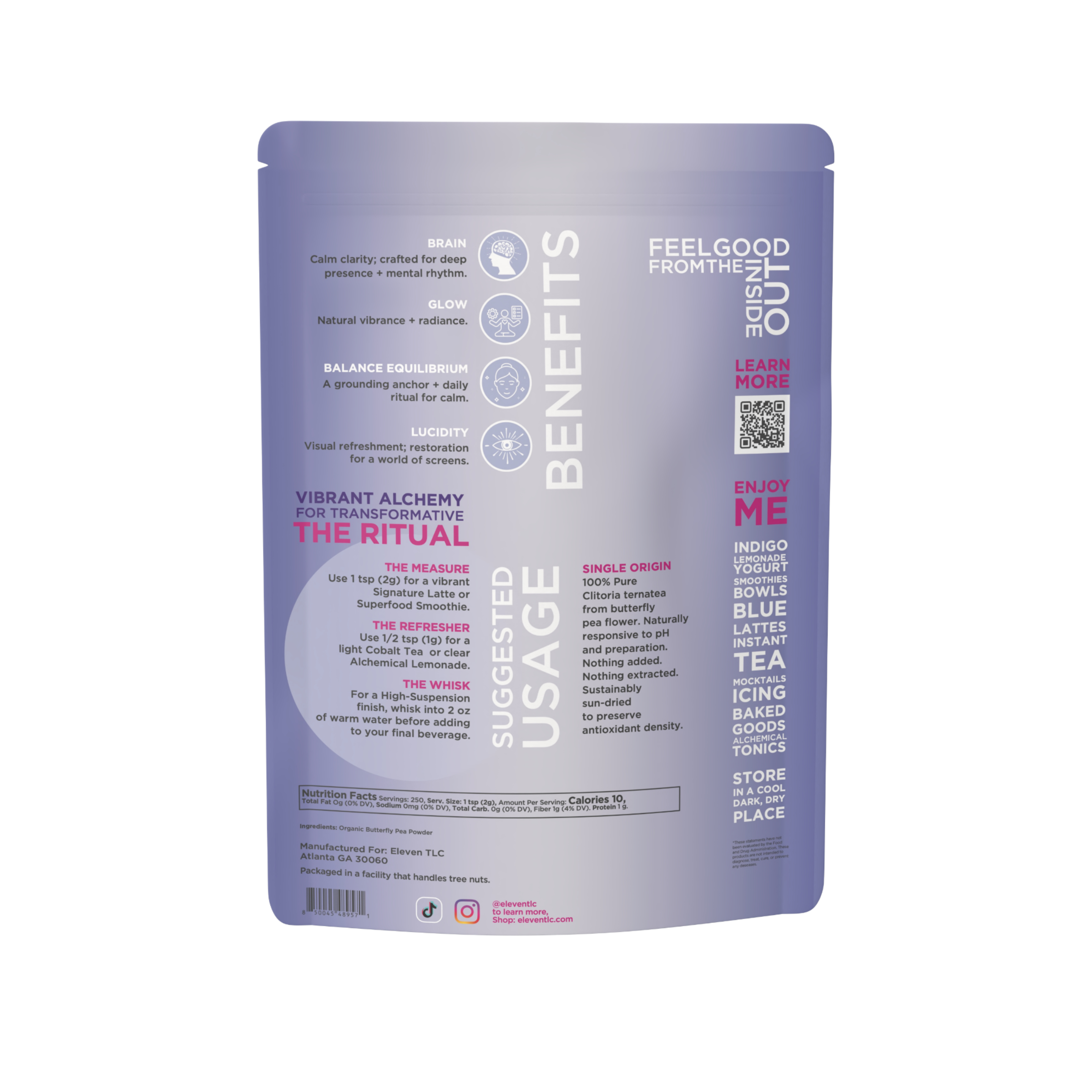 Butterfly Pea Flower Powder | Blue Matcha | 500g Bulk Foodservice