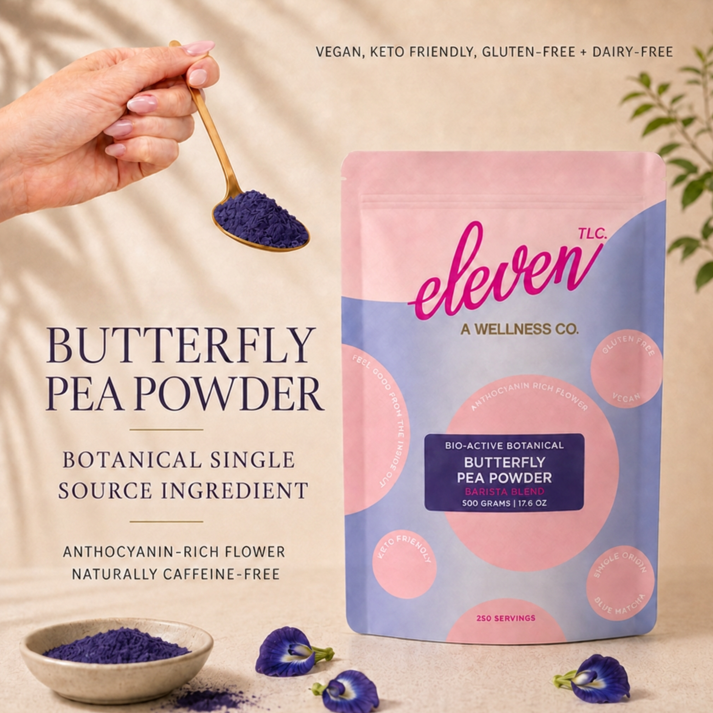 Butterfly Pea Flower Powder | Blue Matcha | 500g Bulk Foodservice