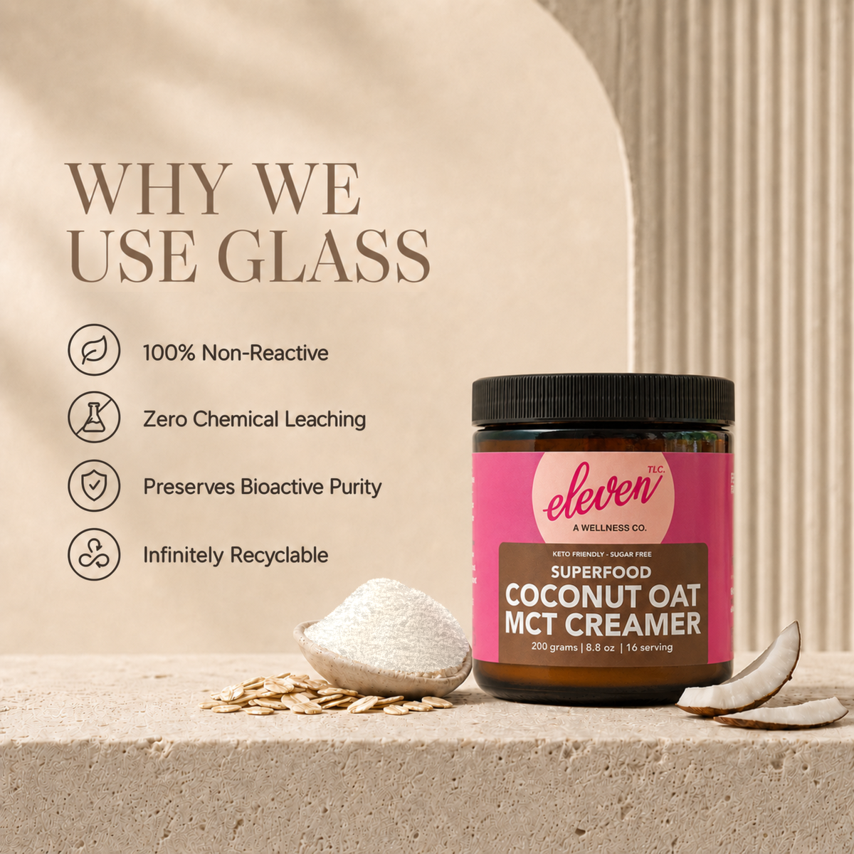 Coconut MCT Oat Creamer | 200g Jar