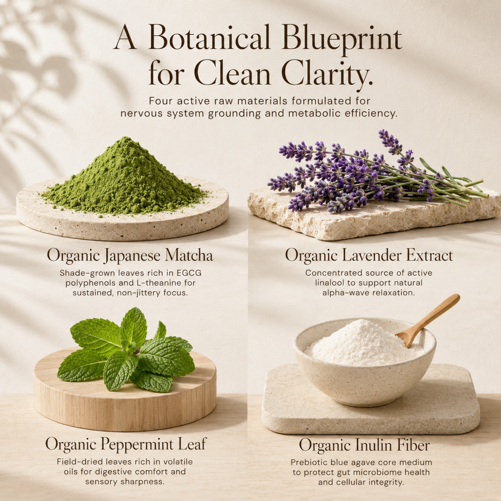 eleven-tlc-minty-lavender-matcha-botanical-blueprint-infographic-showing-organic-japanese-matcha-lavender-peppermint-and-inulin-on-travertine-stone