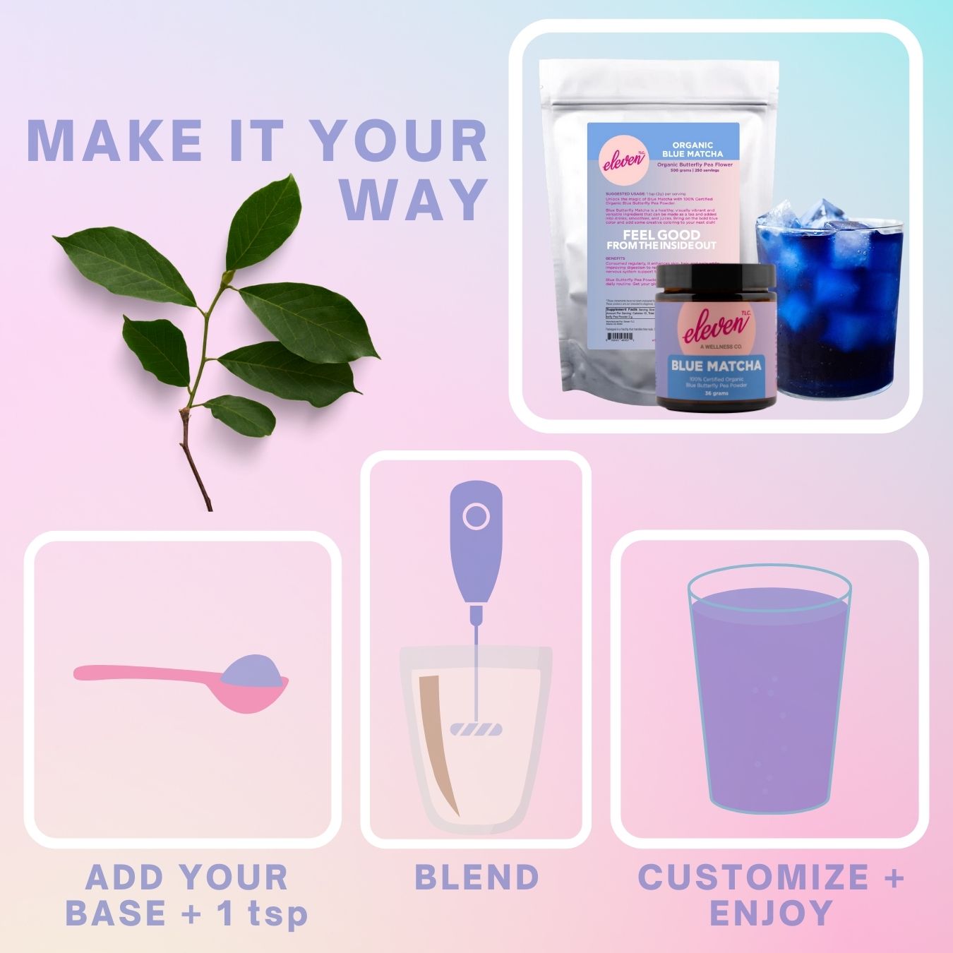 Blue Matcha Powder Organic