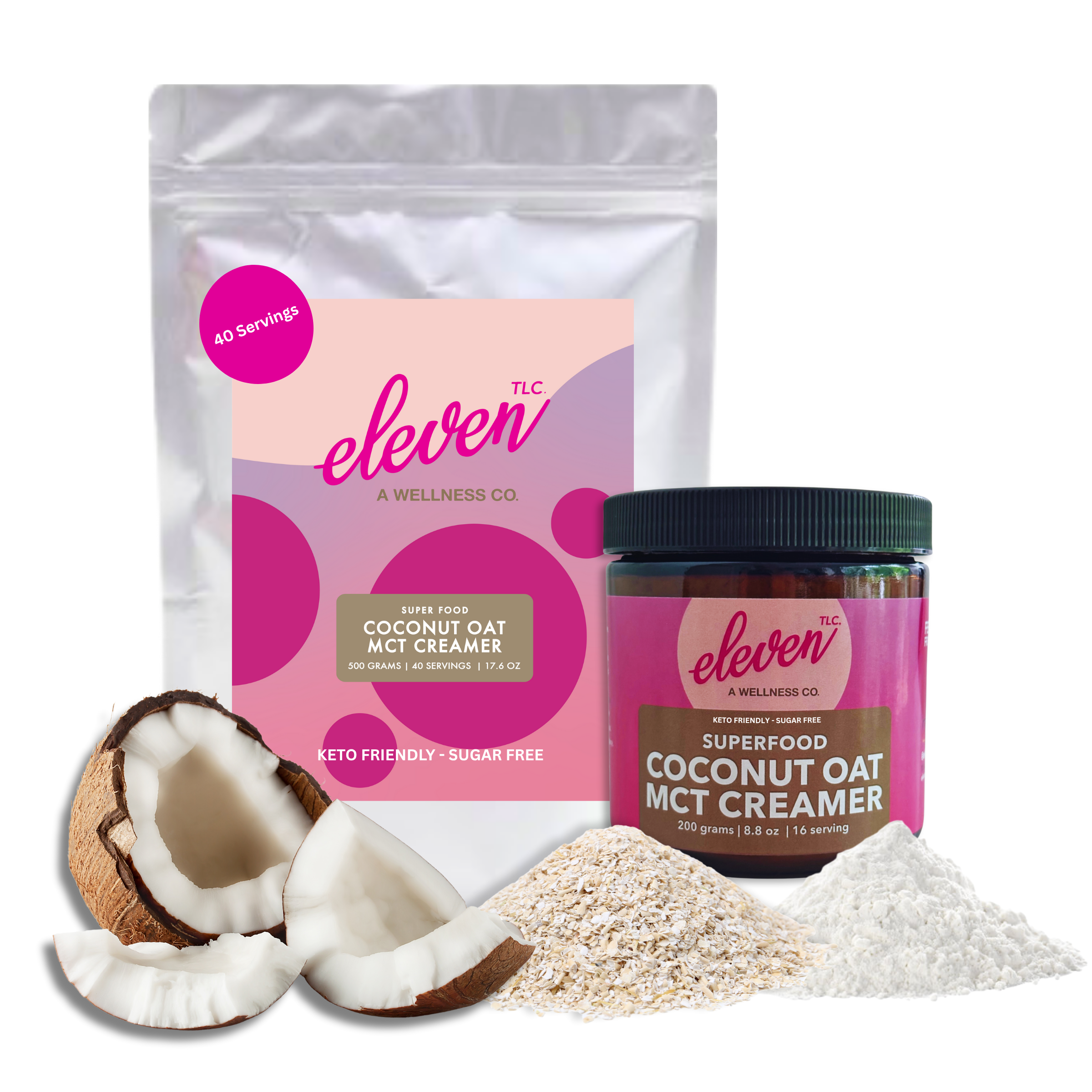 Organic Coconut Oat MCT Sugar-Free Creamer Superfood