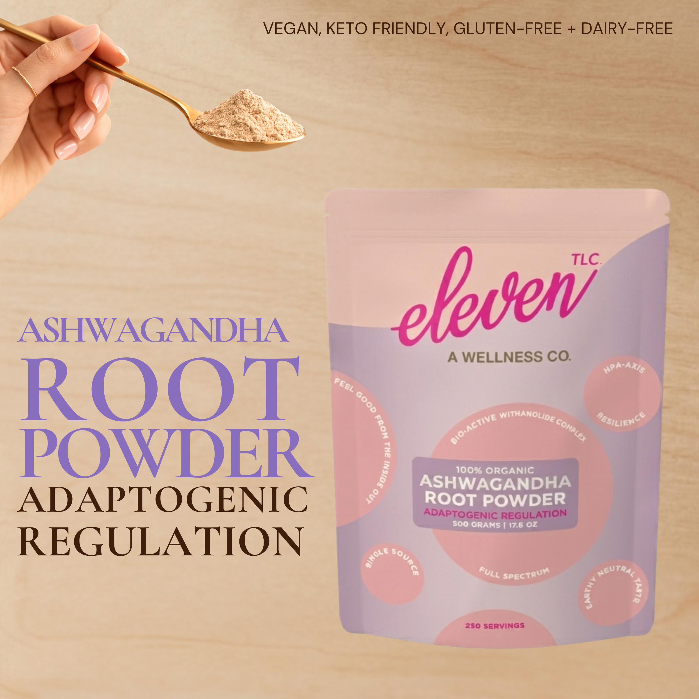 Organic Ashwagandha Root Powder — Foodservice 500g