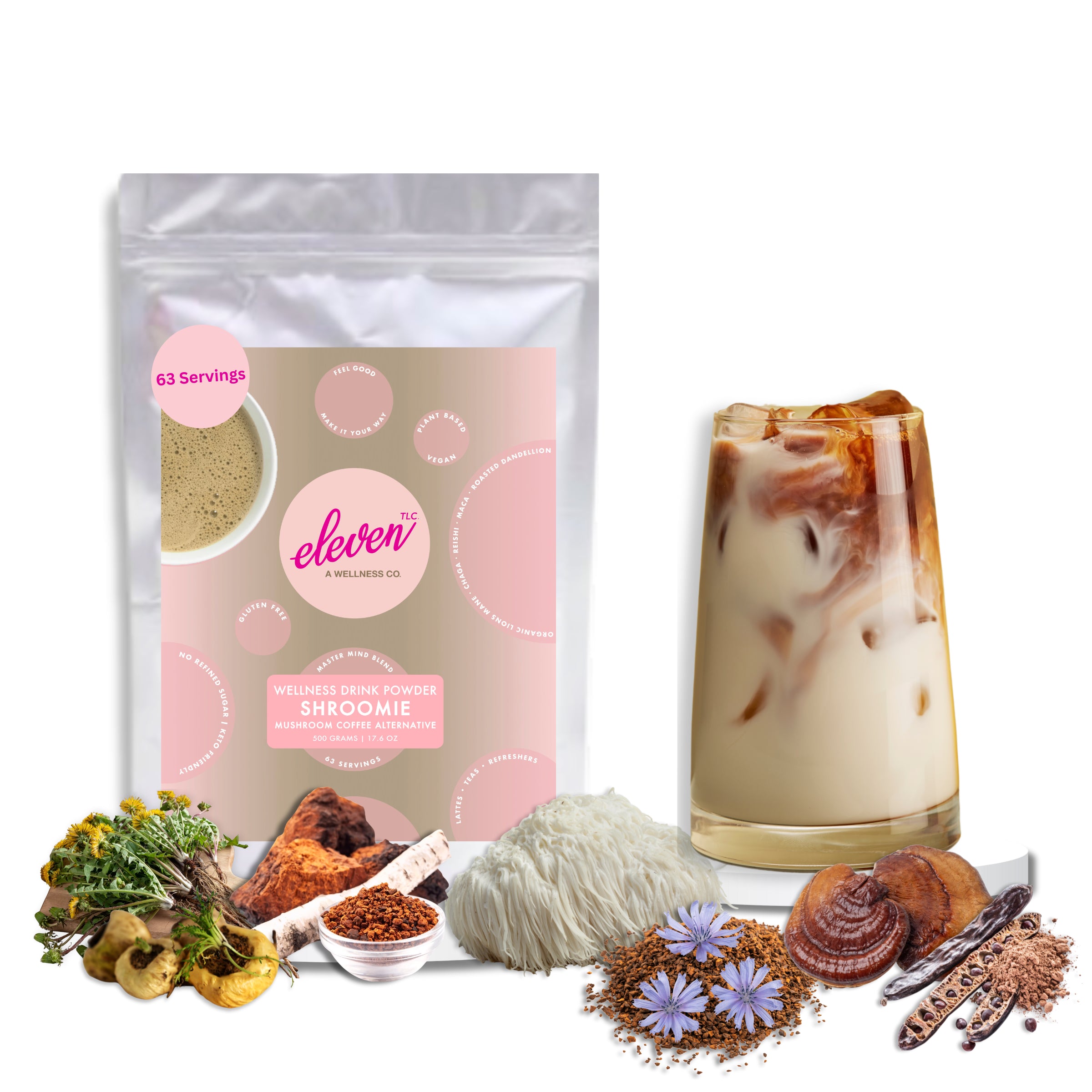 Shroomie Mushroom Coffee Alternative – 500g Bulk for Food Service & Refills