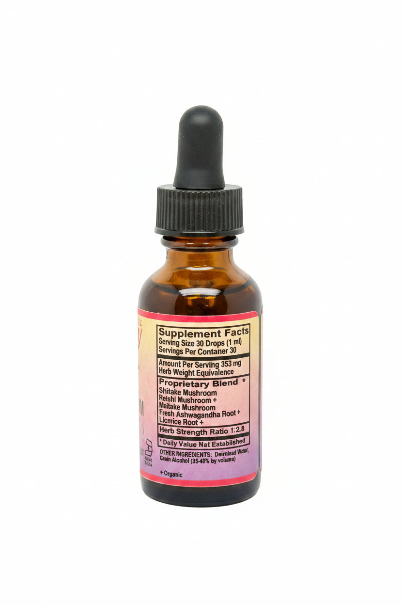 Mushroom Master Tincture | Daily Immune & Wellness | 1 oz