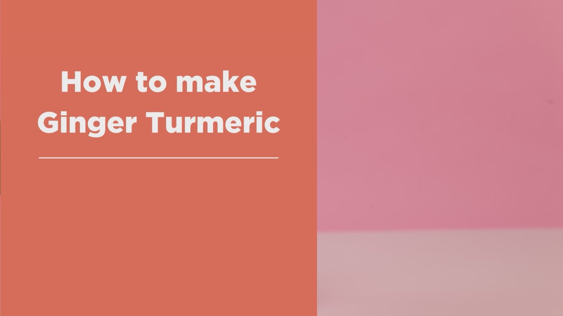 Video demonstration showing how to prepare the Eleven TLC Organic Ginger Turmeric Golden Drink Mix into a hot latte or cold daily signal.