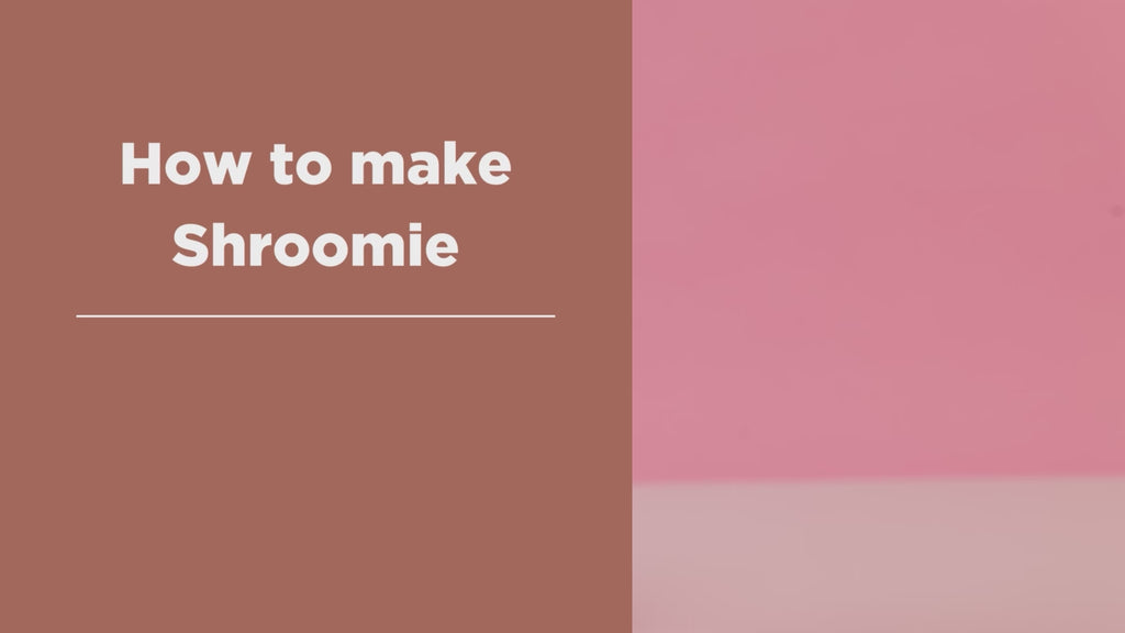 Eleven TLC Shroomie instructional video showing the step-by-step preparation of a functional adaptogen beverage.
