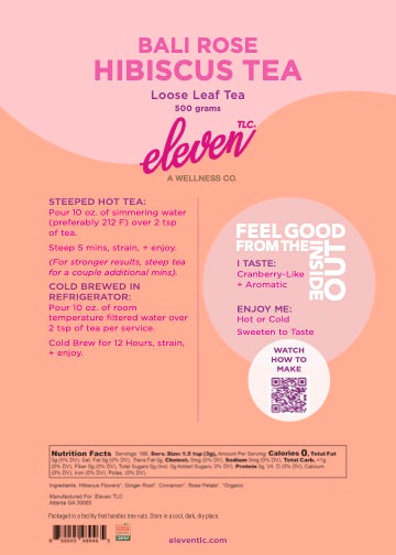 Bali Rose Tea (500 G) | 166 Servings | Organic  Loose Leaf Tea
